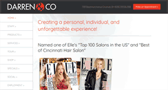 Desktop Screenshot of darrenandcosalon.com