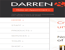 Tablet Screenshot of darrenandcosalon.com